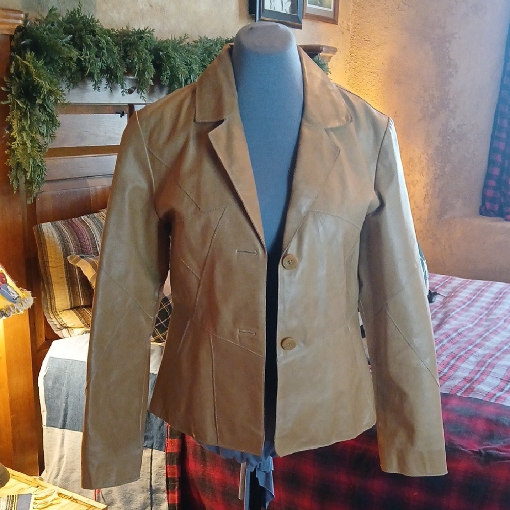 Wilsons Leather Women's Camel Blazer